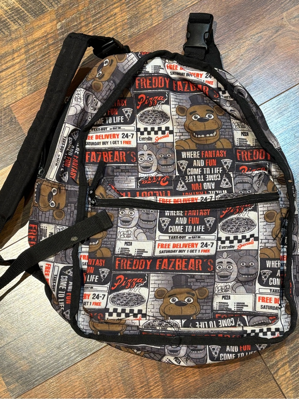 Five nights at Freddy’s reversible backpack